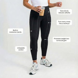 The Original Leggings with Built-in Resistance (get fitter naturally!)