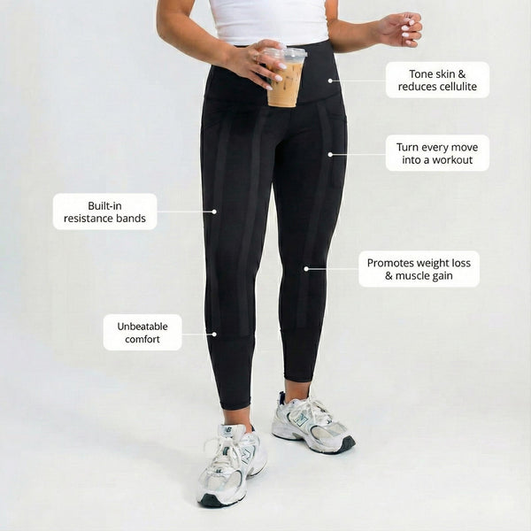 The Original Leggings with Built-in Resistance (get fitter naturally!)